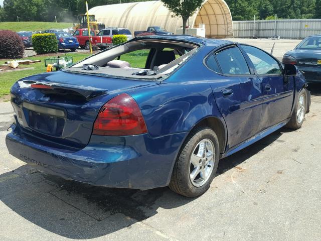 2G2WP522651246018 - 2005 PONTIAC GRAND PRIX ლურჯი ფოტო 4