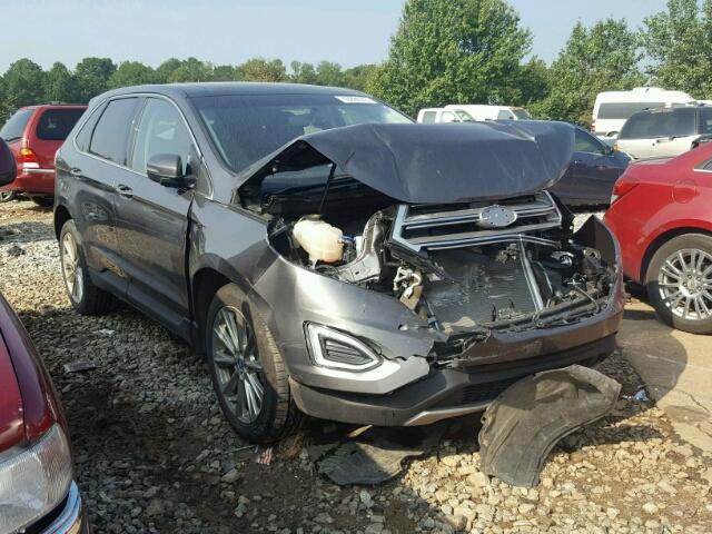 2FMPK4K9XHBB14427 - 2017 FORD EDGE GRAY photo 1