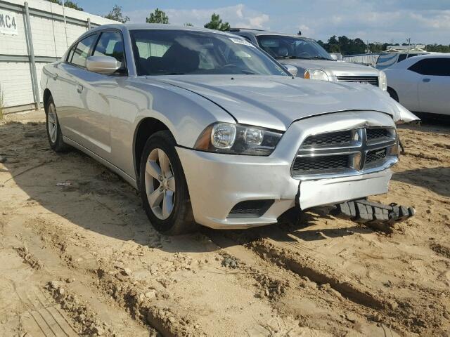 2C3CDXBG9CH185285 - 2012 DODGE CHARGER SILVER photo 1