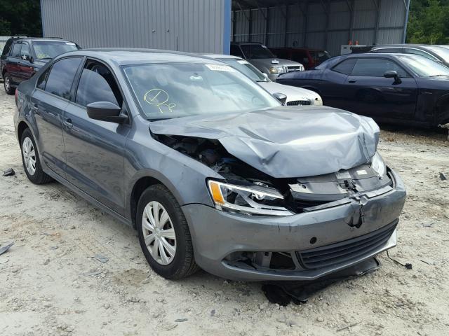 3VW2K7AJ4DM241062 - 2013 VOLKSWAGEN JETTA BASE Մոխրագույն լուսանկար 1