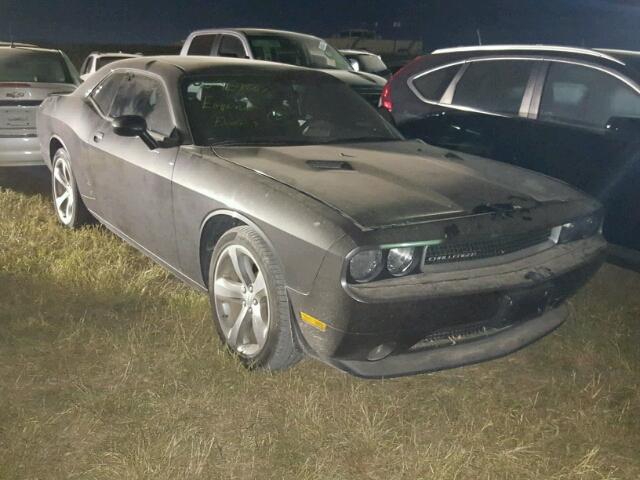 2C3CDYAG6EH204143 - 2014 DODGE CHALLENGER GRAY photo 1