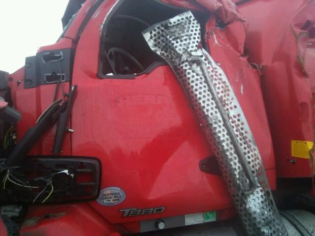 1NKZXPEX3GJ119102 - 2016 KENWORTH CONSTRUCTI RED photo 9