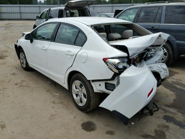 2HGFB2F52FH560174 - 2015 HONDA CIVIC LX WHITE photo 3