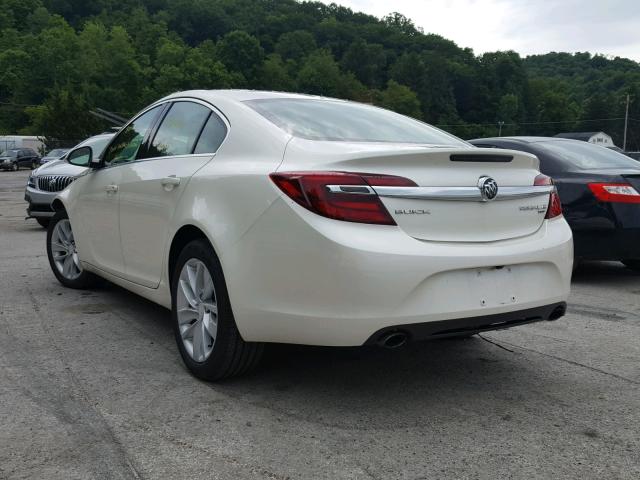 2G4GL5EX7E9192471 - 2014 BUICK REGAL WHITE photo 3