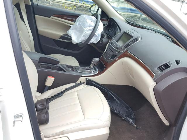 2G4GL5EX7E9192471 - 2014 BUICK REGAL WHITE photo 5