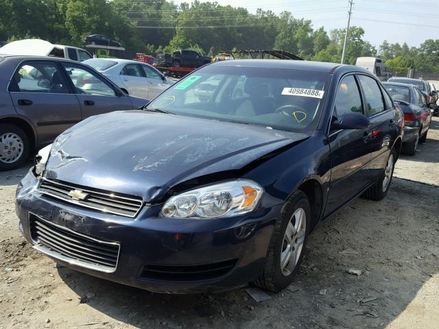 2G1WS58R779297295 - 2007 CHEVROLET IMPALA POL BLUE photo 2