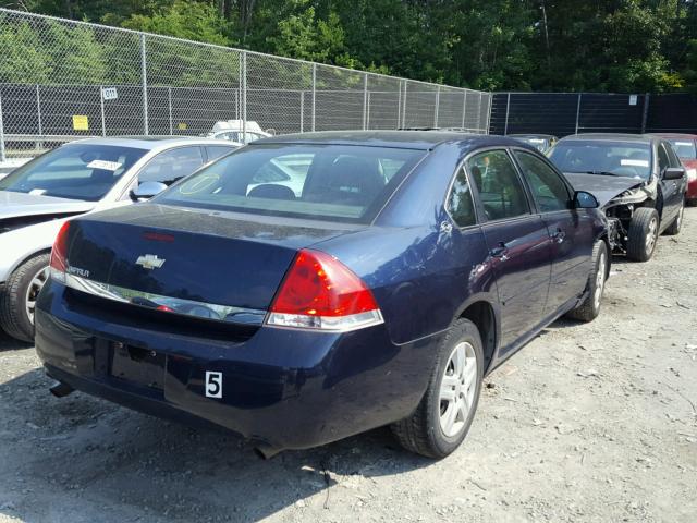 2G1WS58R779297295 - 2007 CHEVROLET IMPALA POL BLUE photo 4