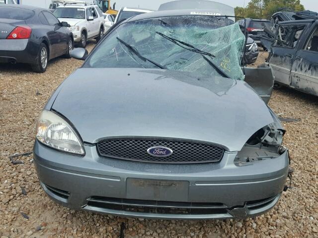 1FAFP56U16A221001 - 2006 FORD TAURUS SEL BLUE photo 7