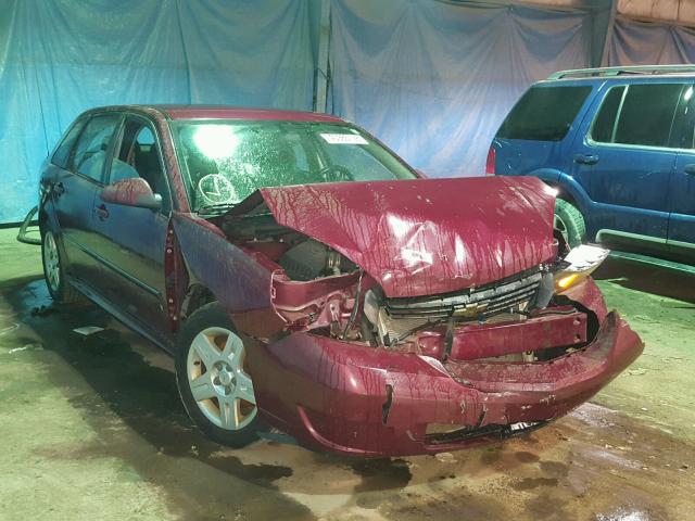 1G1ZT61886F296096 - 2006 CHEVROLET MALIBU MAX RED photo 1