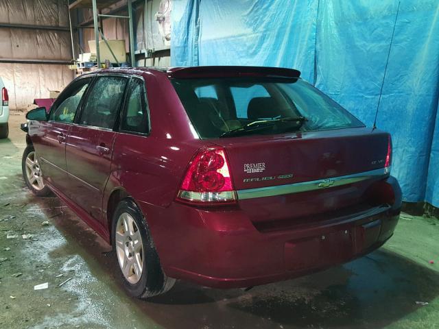 1G1ZT61886F296096 - 2006 CHEVROLET MALIBU MAX RED photo 3