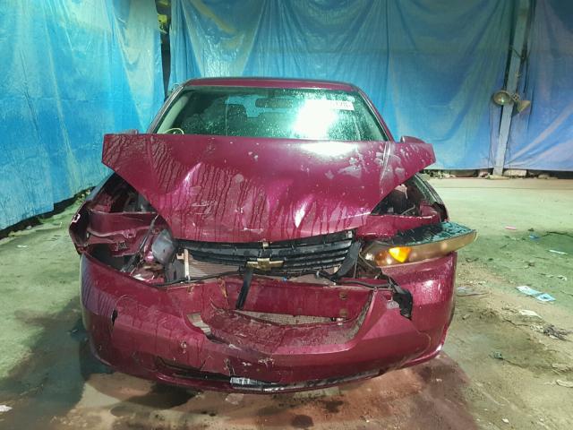 1G1ZT61886F296096 - 2006 CHEVROLET MALIBU MAX RED photo 9