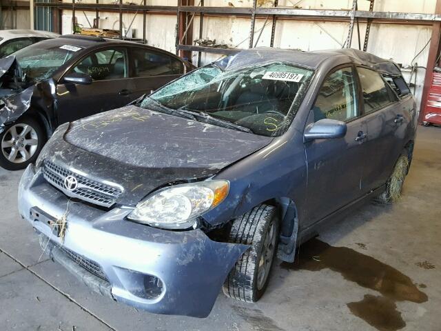 2T1KR32EX6C561359 - 2006 TOYOTA COROLLA MA BLUE photo 2