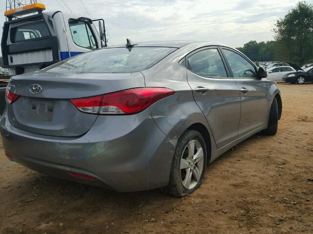 KMHDH4AE1BU094764 - 2011 HYUNDAI ELANTRA GL GRAY photo 4