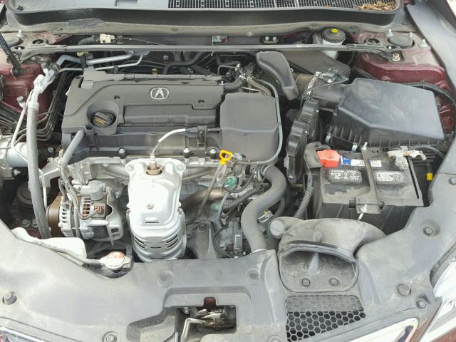 19UUB1F59FA003133 - 2015 ACURA TLX TECH BURGUNDY photo 7
