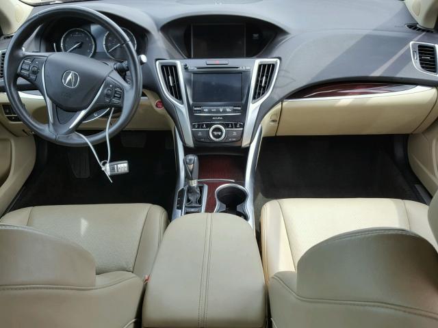 19UUB1F59FA003133 - 2015 ACURA TLX TECH BURGUNDY photo 9