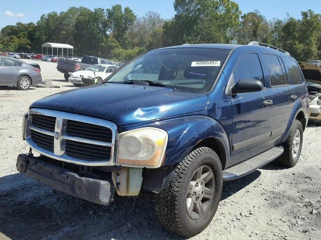 1D4HD38KX5F605794 - 2005 DODGE DURANGO ST BLUE photo 2