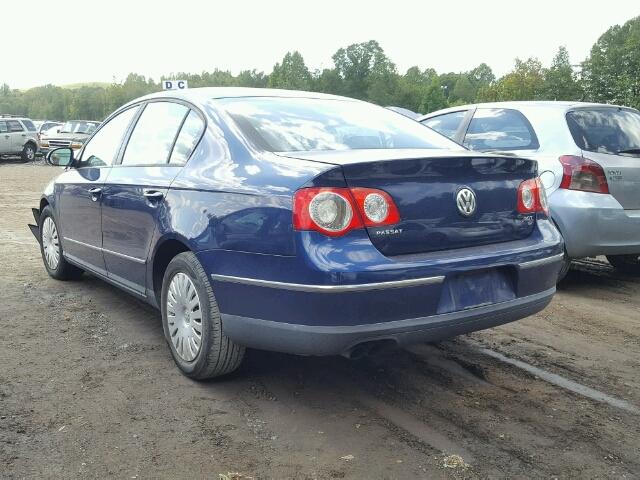 WVWAK73C66P107244 - 2006 VOLKSWAGEN PASSAT 2.0 BLUE photo 3