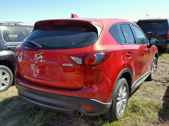 JM3KE2CY0F0500456 - 2015 MAZDA CX-5 RED photo 4