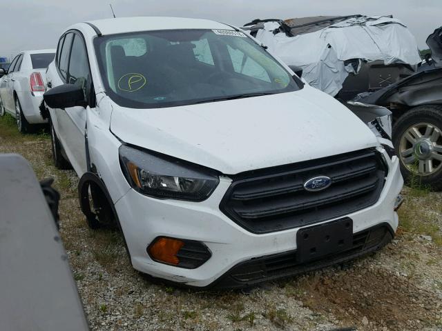 1FMCU0F71JUB12589 - 2018 FORD ESCAPE S WHITE photo 1