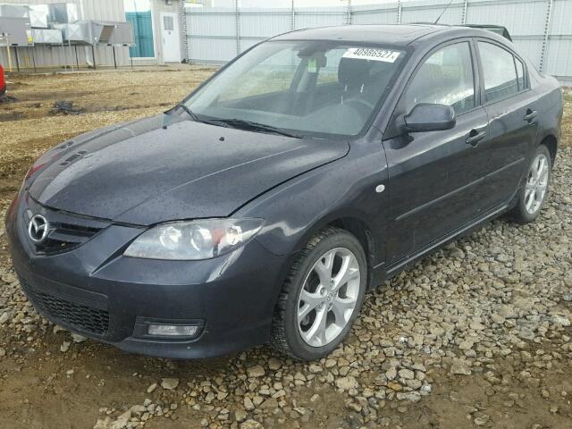 JM1BK323481830661 - 2008 MAZDA 3 S GRAY photo 2