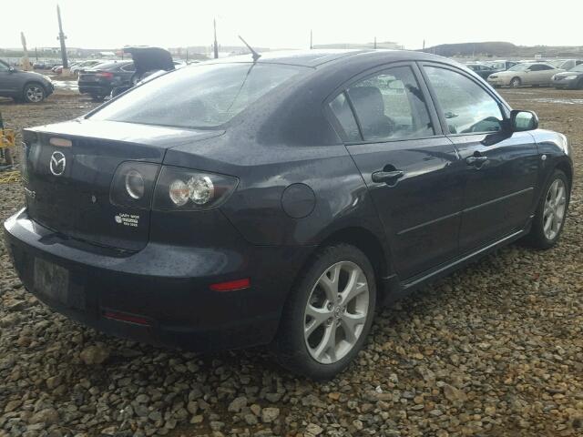 JM1BK323481830661 - 2008 MAZDA 3 S GRAY photo 4