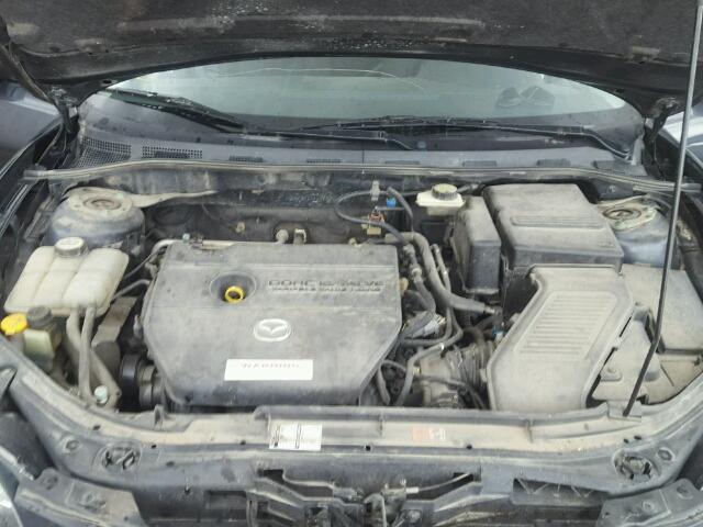 JM1BK323481830661 - 2008 MAZDA 3 S GRAY photo 7