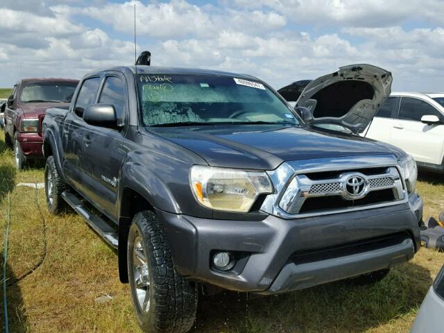 3TMLU4EN2EM135255 - 2014 TOYOTA TACOMA GRAY photo 1