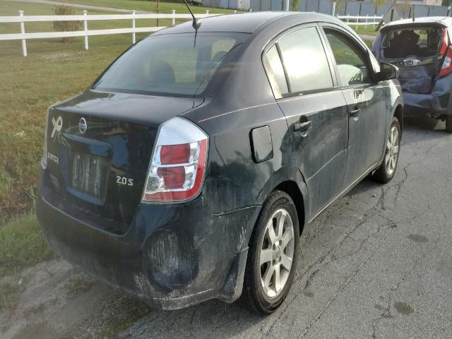 3N1AB61E07L719275 - 2007 NISSAN SENTRA 2.0 BLACK photo 4