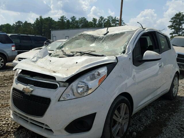 KL8CD6S9XEC517188 - 2014 CHEVROLET SPARK 1LT Белый фото 2