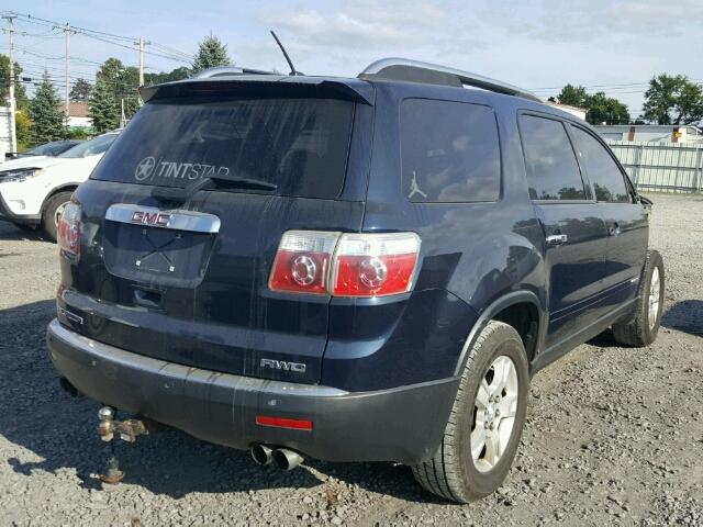 1GKEV13747J145718 - 2007 GMC ACADIA SLE BLUE photo 4