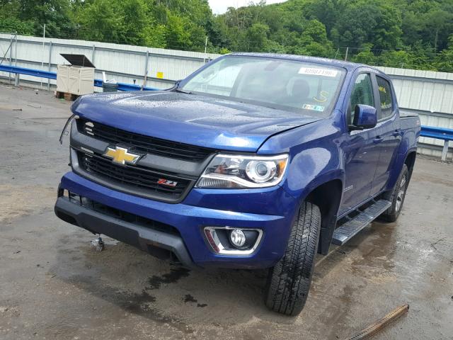 1GCGTDE38G1252468 - 2016 CHEVROLET COLORADO Z BLUE photo 2