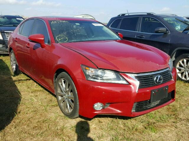 JTHBE1BL9D5013537 - 2013 LEXUS GS RED photo 1