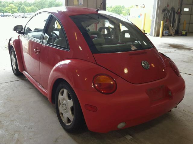 3VWBB61C4WM021497 - 1998 VOLKSWAGEN NEW BEETLE 红色 照片 3
