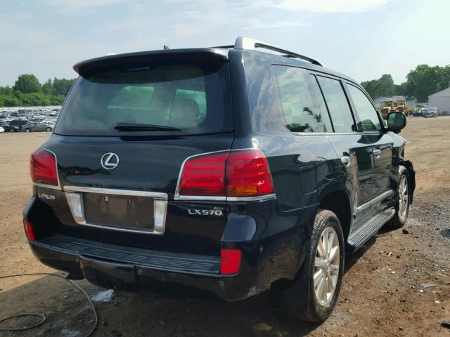 JTJHY00W684008282 - 2008 LEXUS LX 570 BLACK photo 4