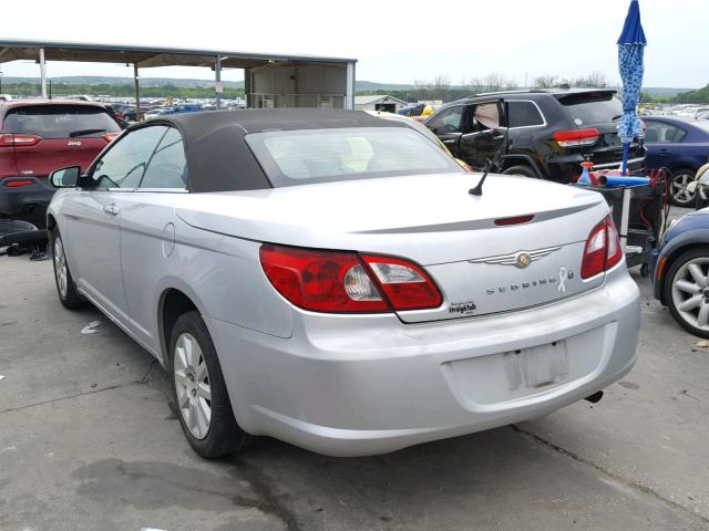 1C3LC45K48N633898 - 2008 CHRYSLER SEBRING SILVER photo 3