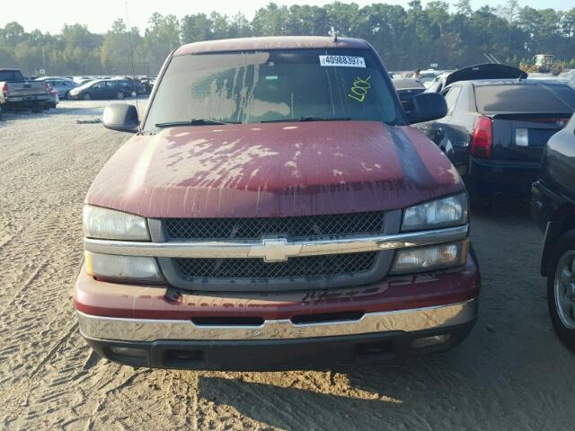 2GCEC19T261122615 - 2006 CHEVROLET SILVERADO MAROON photo 10