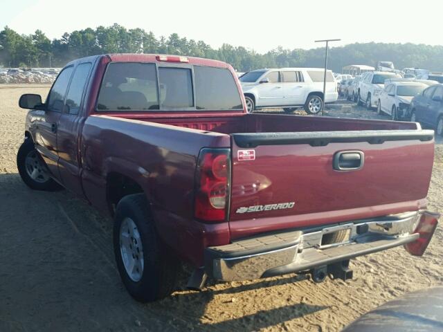 2GCEC19T261122615 - 2006 CHEVROLET SILVERADO MAROON photo 3