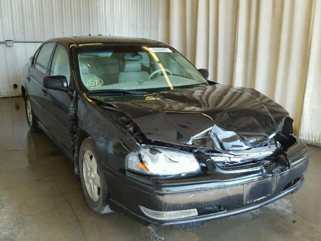 2G1WH55K749455281 - 2004 CHEVROLET IMPALA BLACK photo 1