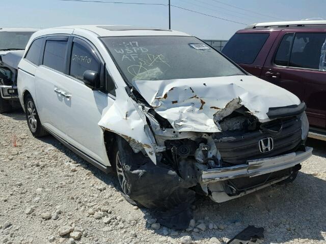5FNRL5H63BB083321 - 2011 HONDA ODYSSEY EX WHITE photo 1