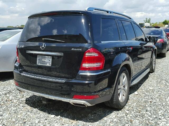 4JGBF7BE1BA682968 - 2011 MERCEDES-BENZ GL 450 4MA BLACK photo 4