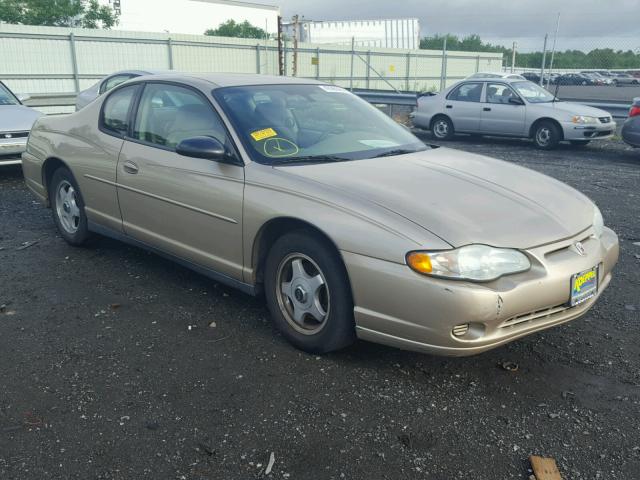 2G1WW12E649237796 - 2004 CHEVROLET MONTE CARL 金色 照片 1
