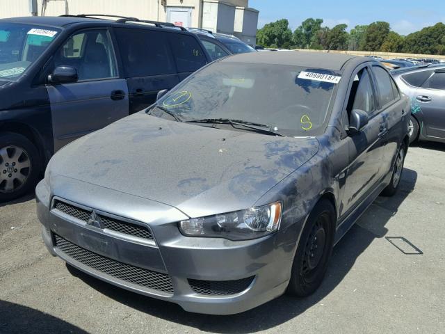 JA32U2FU0EU019827 - 2014 MITSUBISHI LANCER ES/ GRAY photo 2