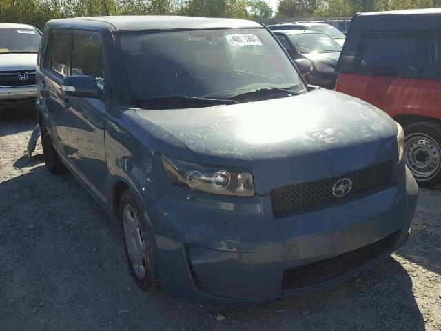 JTLKE50E381050727 - 2008 TOYOTA SCION XB GRAY photo 1