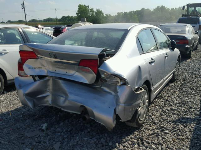 19XFA1F34BE028392 - 2011 HONDA CIVIC VP SILVER photo 4