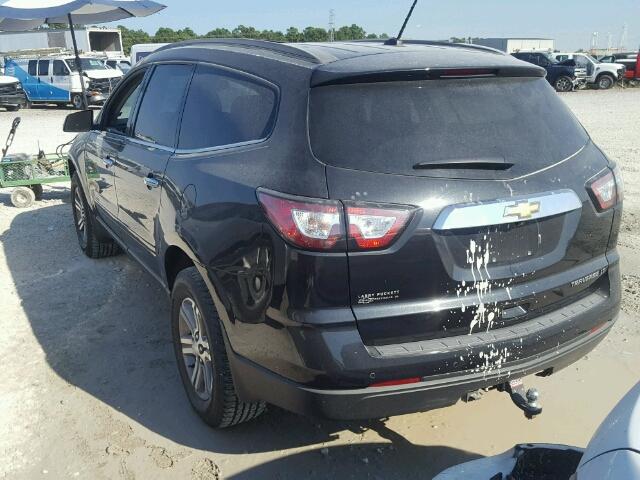 1GNKRGKD8FJ175212 - 2015 CHEVROLET TRAVERSE L BLACK photo 3