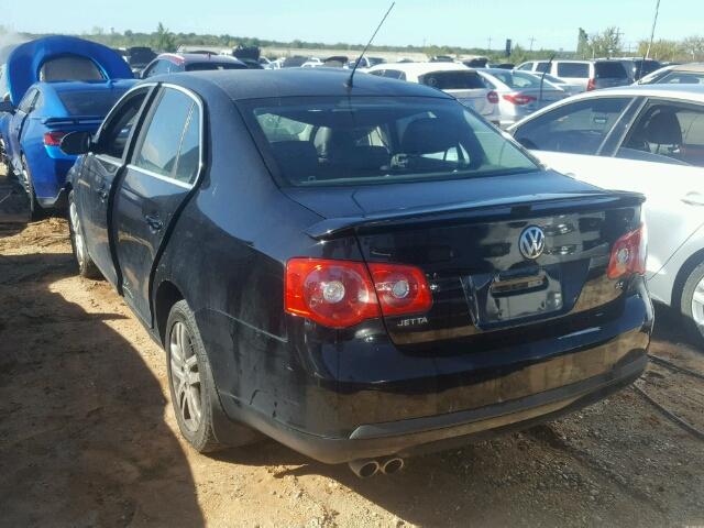 3VWEF71KX7M137772 - 2007 VOLKSWAGEN JETTA BLACK photo 3