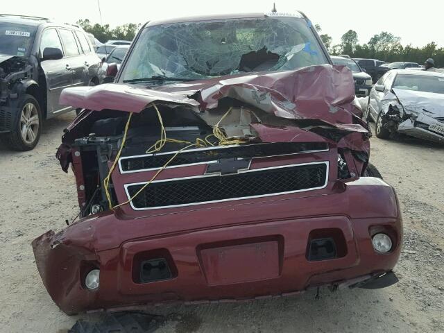 3GNEC12078G261625 - 2008 CHEVROLET AVALANCHE BURGUNDY photo 7