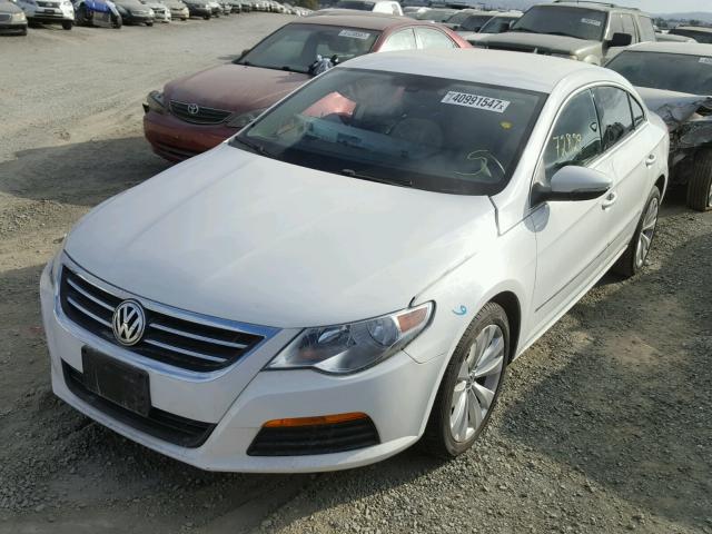 WVWMP7AN8CE504481 - 2012 VOLKSWAGEN CC WHITE photo 2