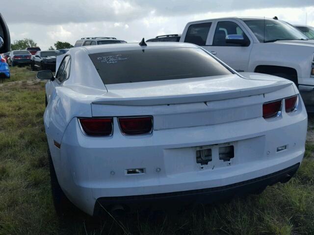 2G1FK1EJ6C9167929 - 2012 CHEVROLET CAMARO WHITE photo 3