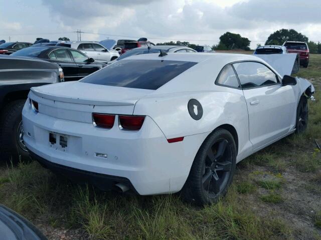 2G1FK1EJ6C9167929 - 2012 CHEVROLET CAMARO WHITE photo 4